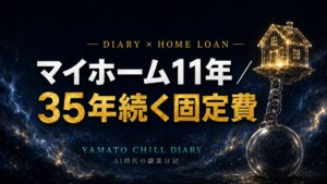 マイホーム11年・35年続く固定費の重さを表すアイキャッチ