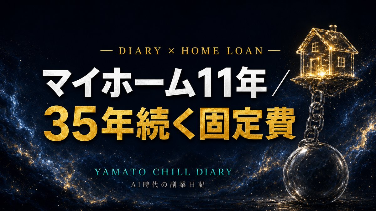 マイホーム11年・35年続く固定費の重さを表すアイキャッチ